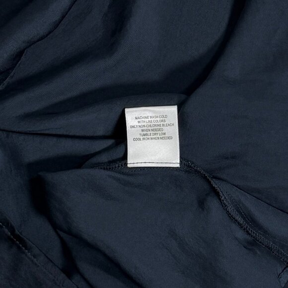 Modcloth Deep Navy Blouse with Beaded Collar Detail - Picture 8 of 9